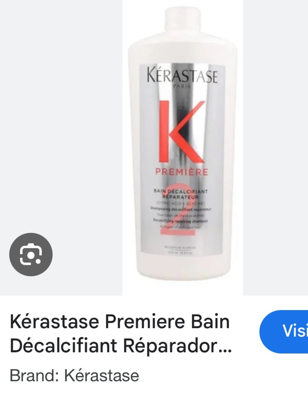 Kerastase  Bain Decalcifiant  Reparateur Logo Hair Shampo